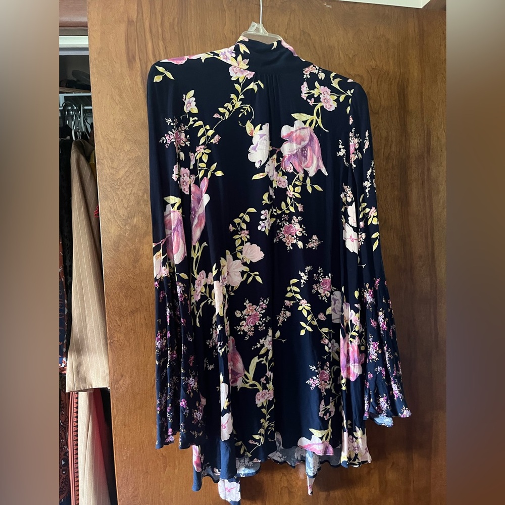 Free people new with tags navy long sleeve dress